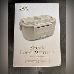 CWC Electric Food Warmer in Beige - 1.5L